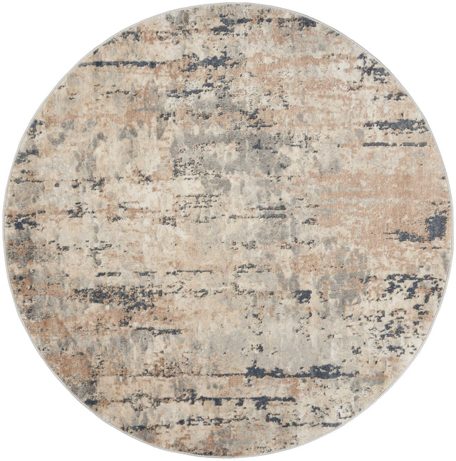 Nourison Quarry Qua01 Beige/Grey Rug - Nourison - 99446272256