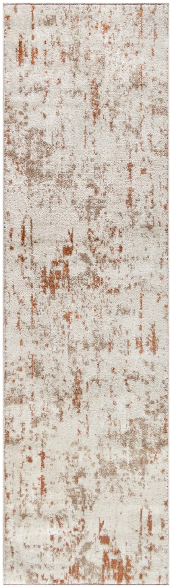 Nourison Quarry Qua01 Ivory Rust Rug - Nourison - 99446924032