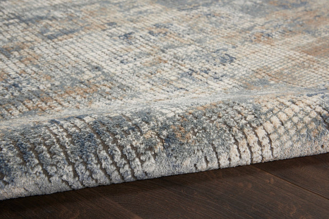 Nourison Quarry Qua02 Blue/Beige Rugs - Nourison - 99446746382
