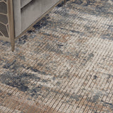 Nourison Quarry Qua02 Blue/Beige Rugs - Nourison - 99446746382