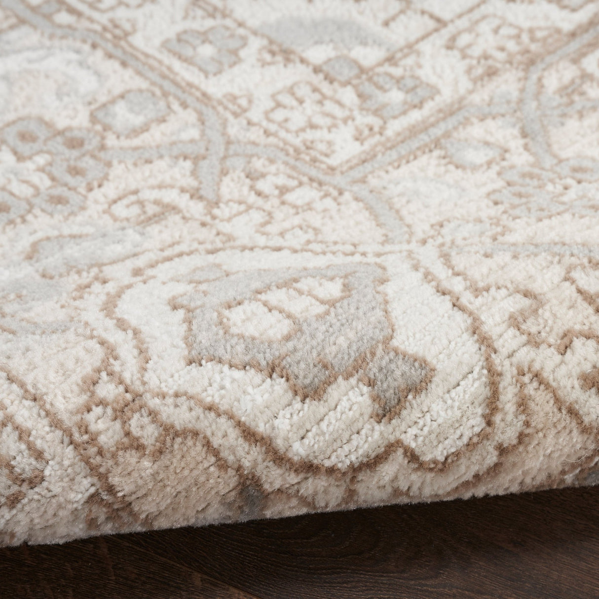 Nourison Quarry Qua05 Beige Rug - Nourison - 99446924452