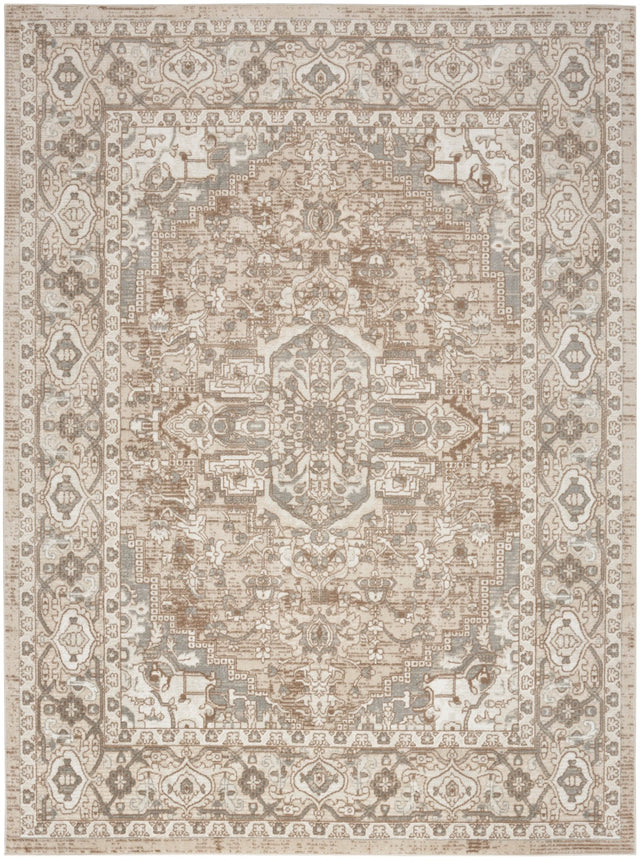 Nourison Quarry Qua05 Beige Rug - Nourison - 99446924537