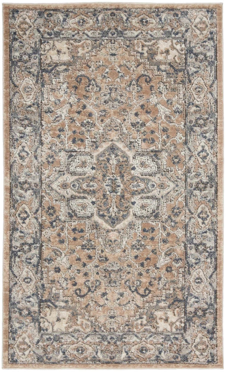 Nourison Quarry Qua05 Beige/Grey Rugs - Nourison - 99446349309