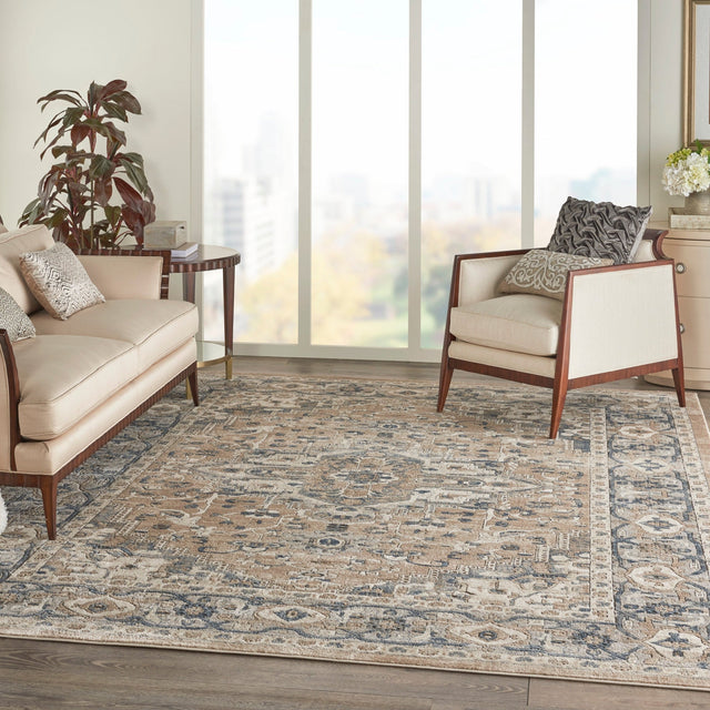 Nourison Quarry Qua05 Beige/Grey Rugs - Nourison - 99446371577