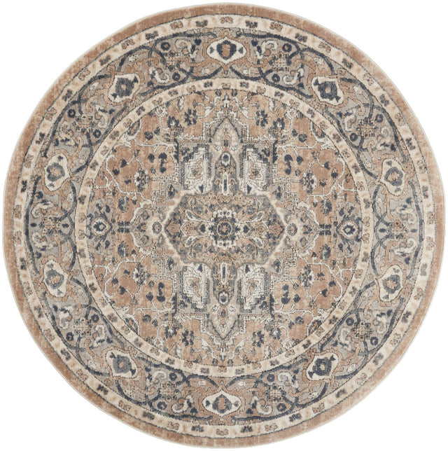 Nourison Quarry Qua05 Beige/Grey Rugs - Nourison - 99446371577