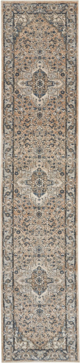 Nourison Quarry Qua05 Beige/Grey Rugs - Nourison - 99446746726