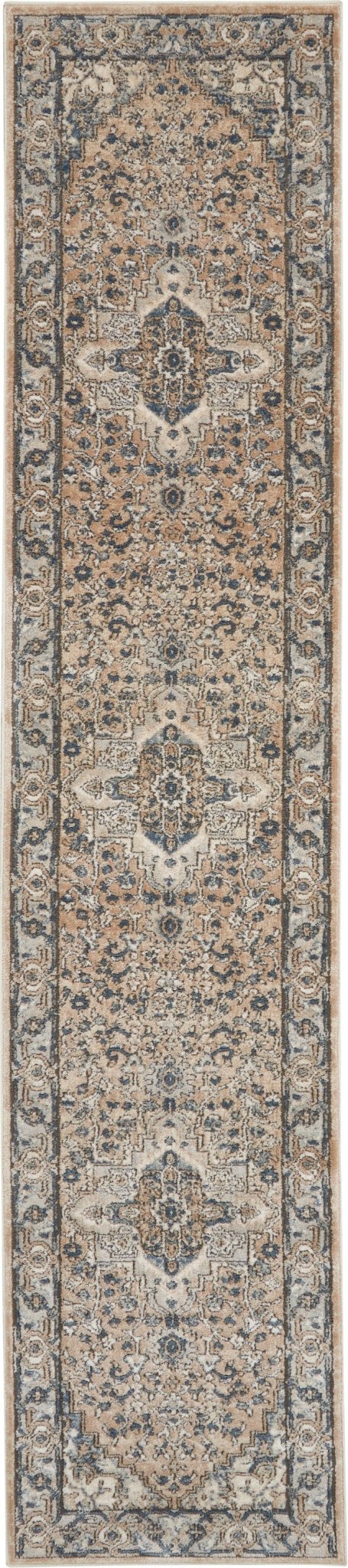 Nourison Quarry Qua05 Beige/Grey Rugs - Nourison - 99446746726