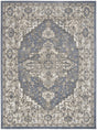 Nourison Quarry Qua05 Blue Rug - Nourison - 99446924384