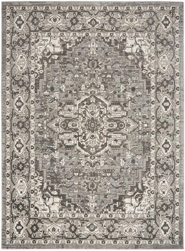 Nourison Quarry Qua05 Grey Rug - Nourison - 99446924421