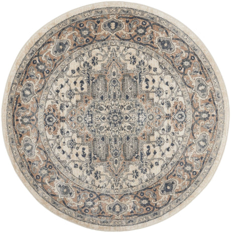 Nourison Quarry Qua05 Ivory/Grey Rugs - Nourison - 99446308368