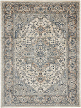 Nourison Quarry Qua05 Ivory/Grey Rugs - Nourison - 99446746818