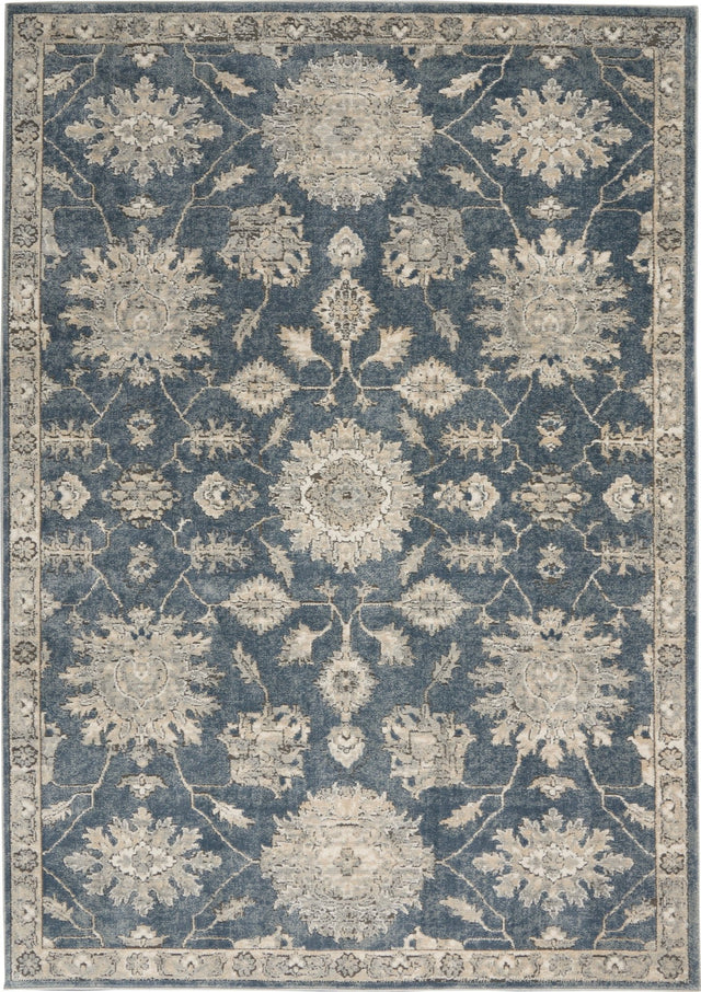 Nourison Quarry Qua06 Blue/Beige Rugs - Nourison - 99446746924