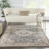 Nourison Quarry Qua07 Grey/Ivory Rugs - Nourison - 99446747037