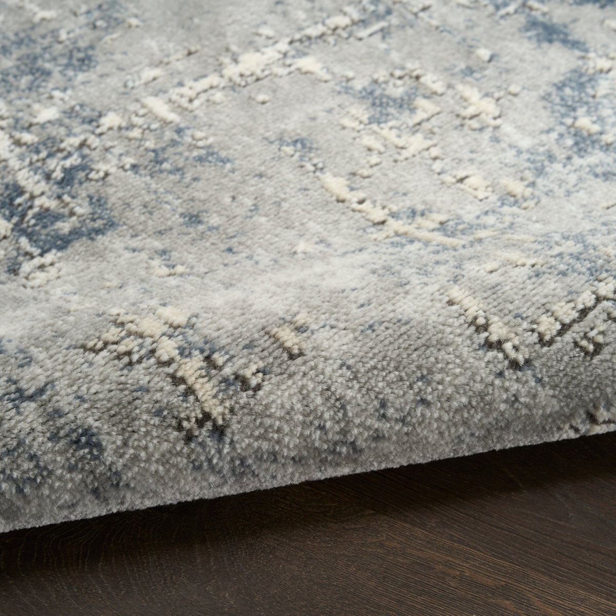 Nourison Quarry QUA17 Machine Made Dark, Grey Rug