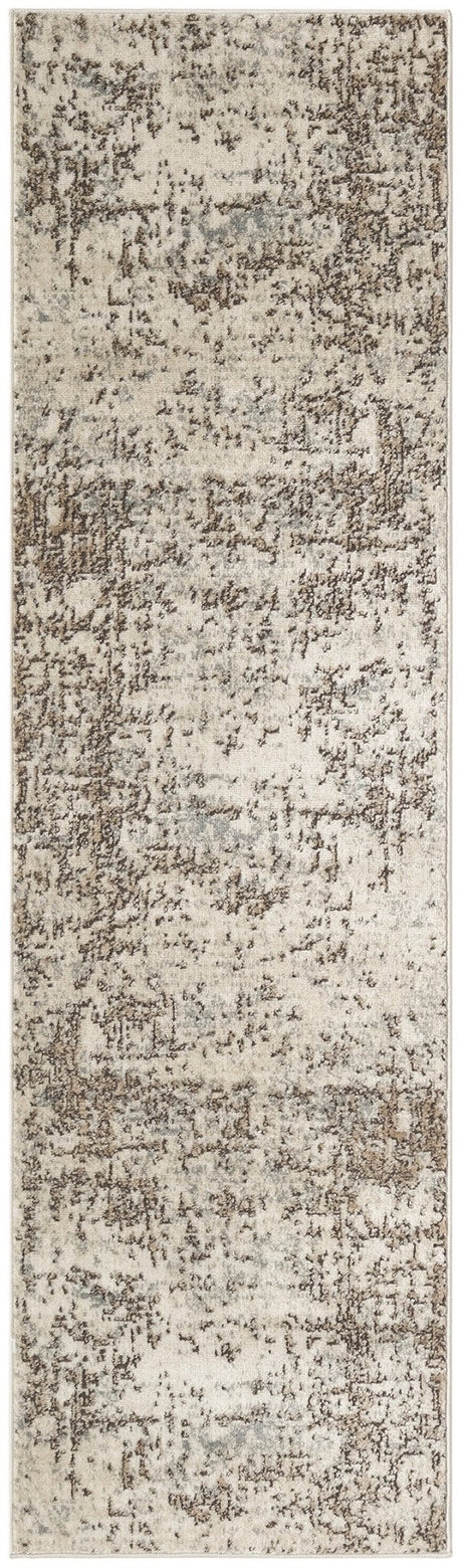 Nourison Quarry QUA17 Machine Made Ivory, Beige Rug