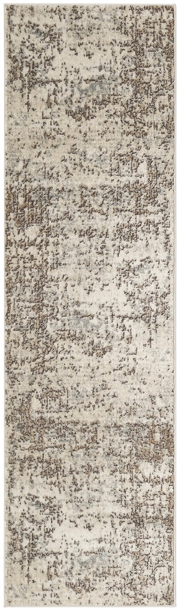 Nourison Quarry QUA17 Machine Made Ivory, Beige Rug