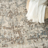 Nourison Quarry QUA17 Machine Made Ivory, Beige Rug