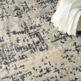 Nourison Quarry QUA17 Machine Made Ivory, Grey Rug