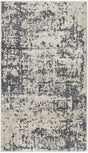 Nourison Quarry QUA17 Machine Made Ivory, Grey Rug