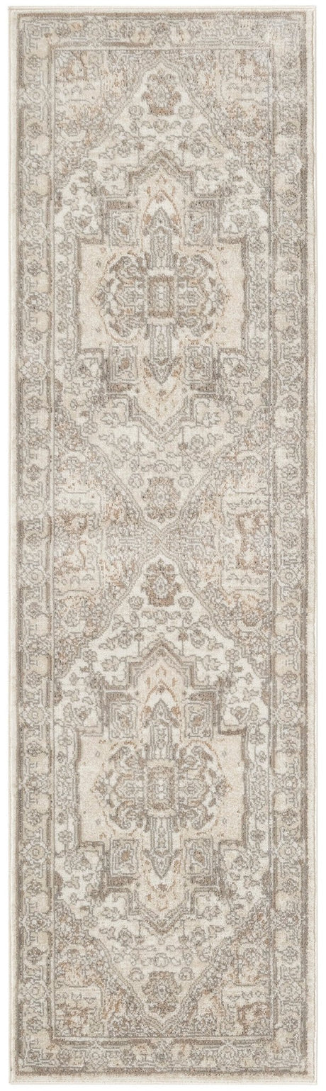 Nourison Quarry QUA18 Machine Made Beige Rug