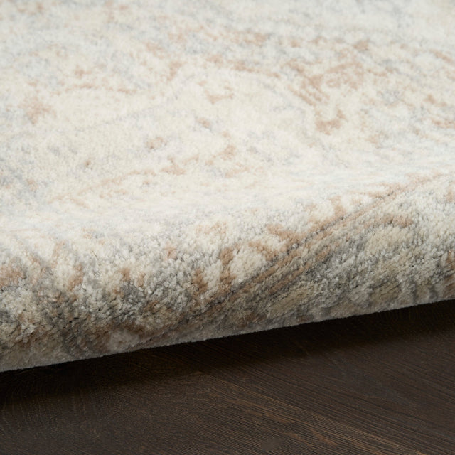 Nourison Quarry QUA18 Machine Made Beige Rug