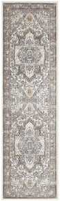Nourison Quarry QUA18 Machine Made Ivory, Grey, Taupe Rug