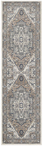 Nourison Quarry QUA18 Machine Made Ivory, Taupe Rug