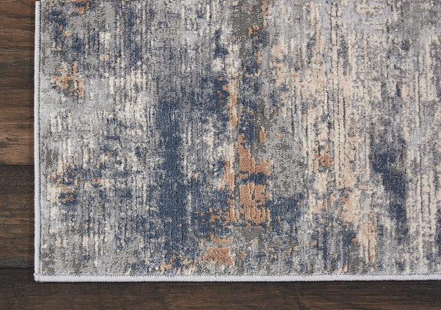 Nourison Rustic Textures Rus01 Grey / Beige Rugs - Nourison - 99446461872