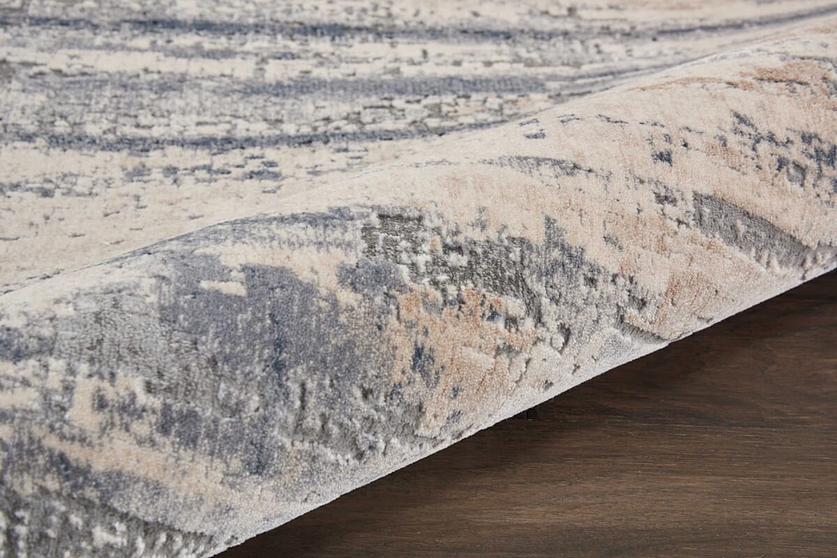 Nourison Rustic Textures Rus04 Beige/Grey Rug - Nourison - 99446462039