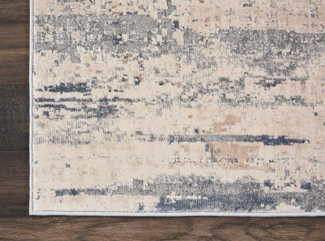 Nourison Rustic Textures Rus04 Beige/Grey Rug - Nourison - 99446462046