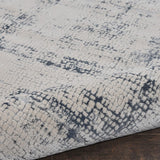 Nourison Rustic Textures Rus06 Ivory / Blue Rugs - Nourison - 99446476296