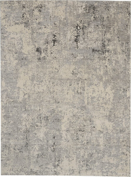 Nourison Rustic Textures Rus07 Grey / Beige Rugs - Nourison - 99446496249