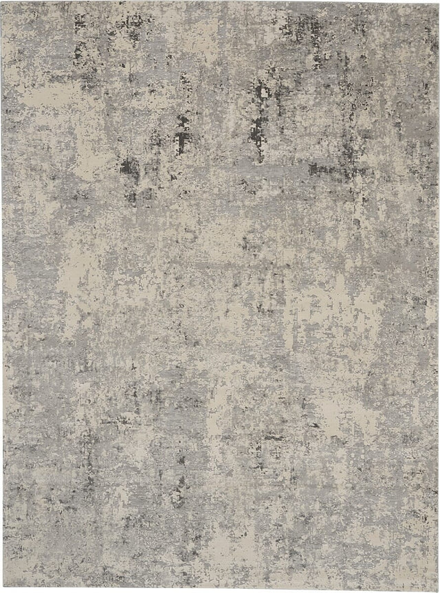 Nourison Rustic Textures Rus07 Grey / Beige Rugs - Nourison - 99446496249