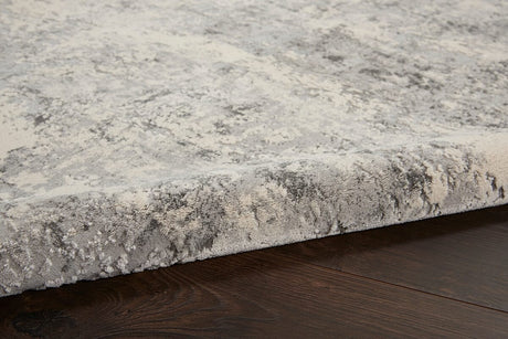 Nourison Rustic Textures Rus07 Grey / Beige Rugs - Nourison - 99446496249
