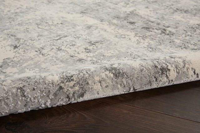 Nourison Rustic Textures Rus07 Grey / Beige Rugs - Nourison - 99446496249