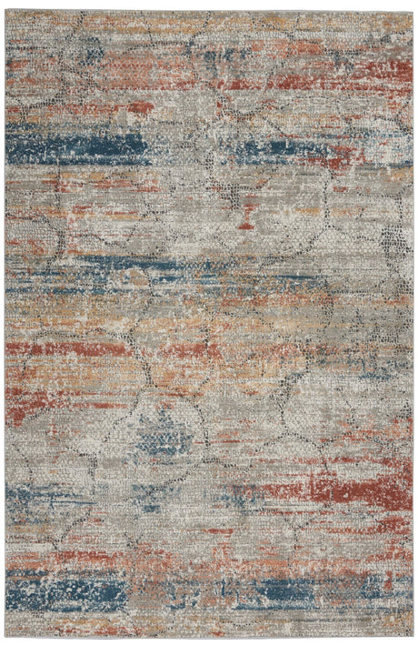 Nourison Rustic Textures Rus11 Multicolor Rugs - Nourison - 99446799036