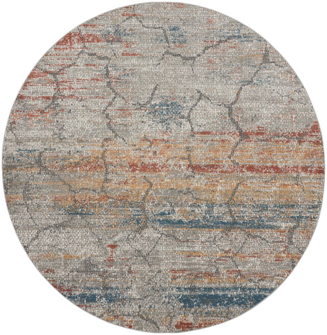 Nourison Rustic Textures Rus11 Multicolor Rugs - Nourison - 99446835796