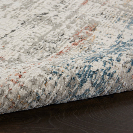 Nourison Rustic Textures Rus14 Light Grey Multi Rugs - Nourison - 99446835833