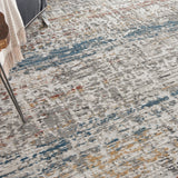 Nourison Rustic Textures Rus14 Light Grey Multi Rugs - Nourison - 99446835833