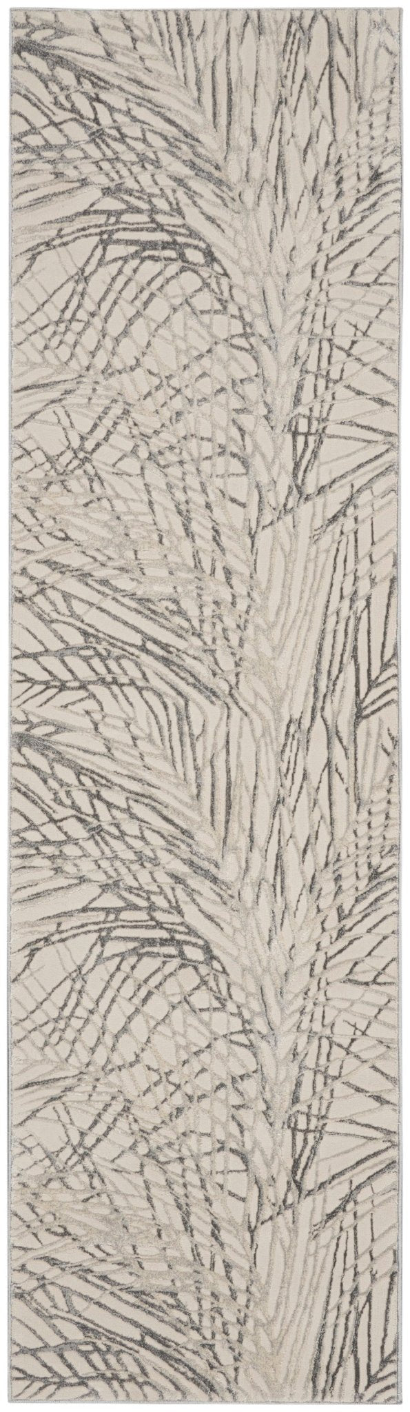 Nourison Rustic Textures Rus17 Ivory/Grey Rugs - Nourison - 99446814906