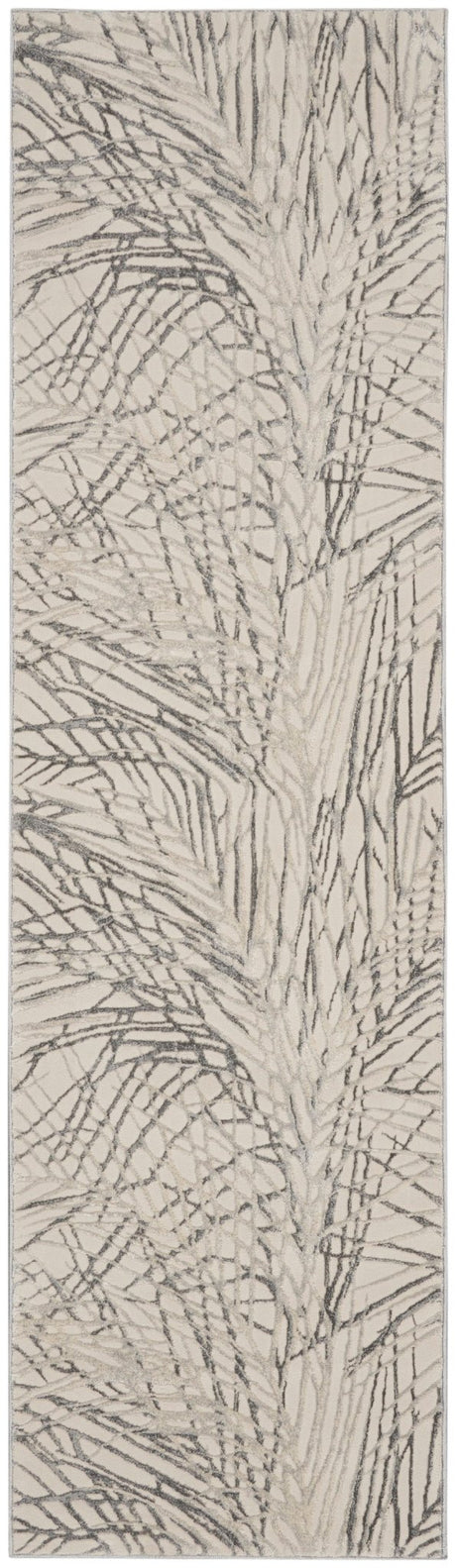 Nourison Rustic Textures Rus17 Ivory/Grey Rugs - Nourison - 99446814906