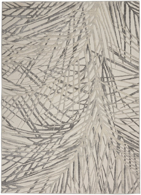 Nourison Rustic Textures Rus17 Ivory/Grey Rugs - Nourison - 99446814913