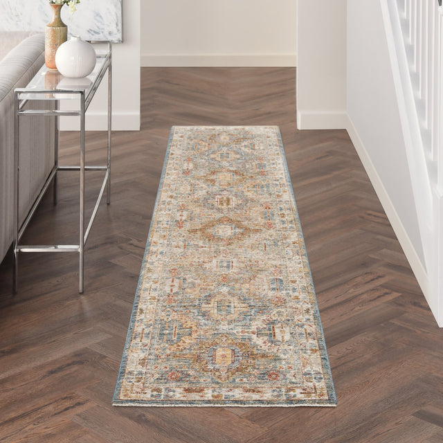 Nourison Sahar Shr01 Blue Rug - Nourison - 99446022707