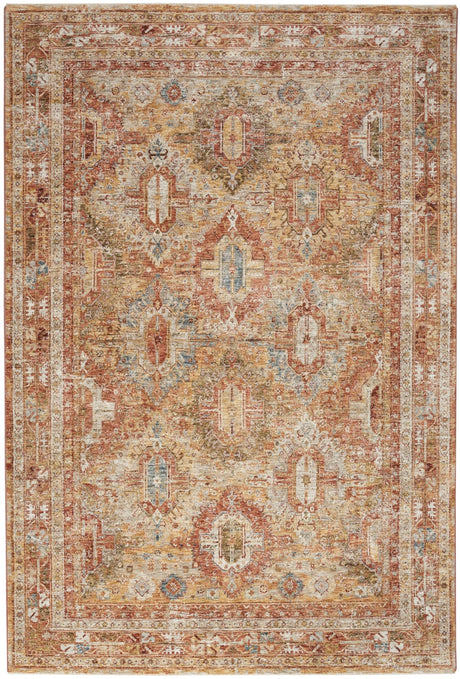 Nourison Sahar Shr01 Rust Rug - Nourison - 99446023667