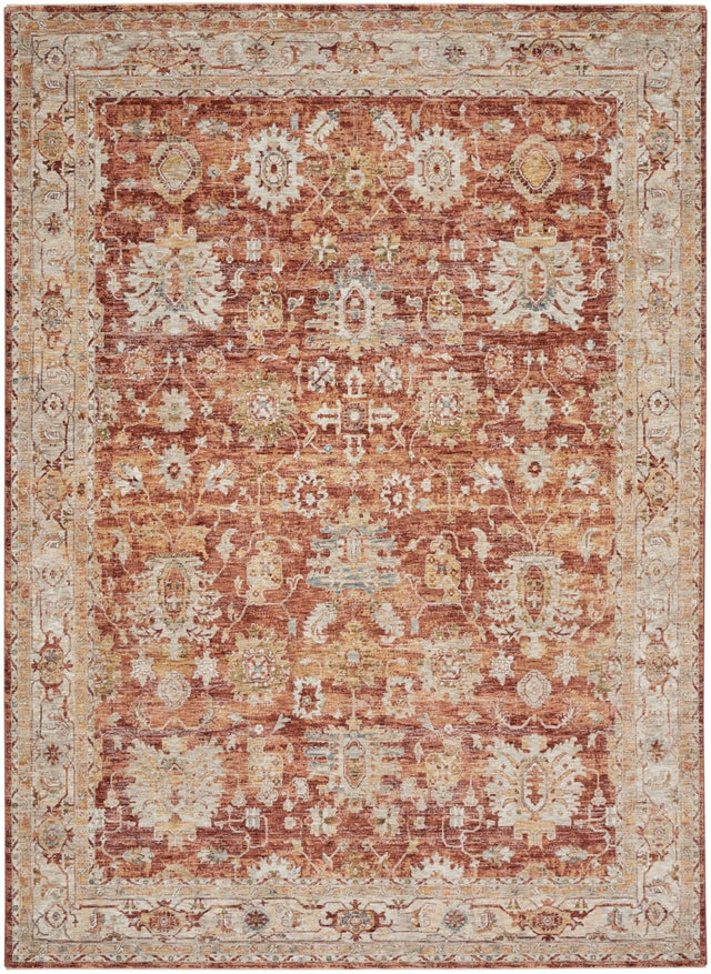 Nourison Sahar Shr02 Rust Rug - Nourison - 99446023742