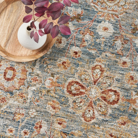 Nourison Sahar Shr03 Blue Rug - Nourison - 99446022684