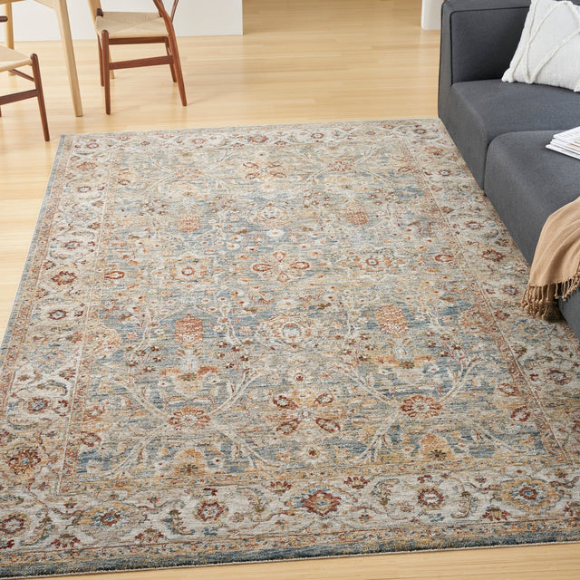 Nourison Sahar Shr03 Blue Rug - Nourison - 99446024763