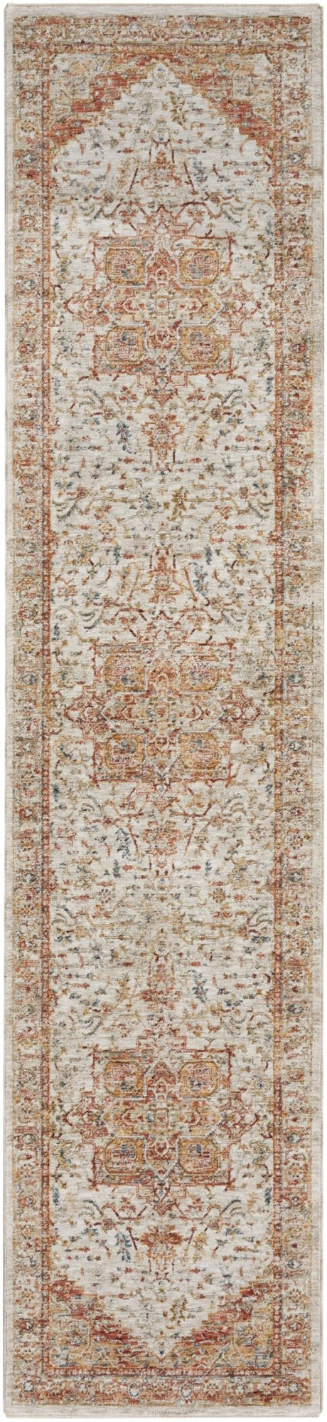 Nourison Sahar Shr06 Ivory Rust Rug - Nourison - 99446898692