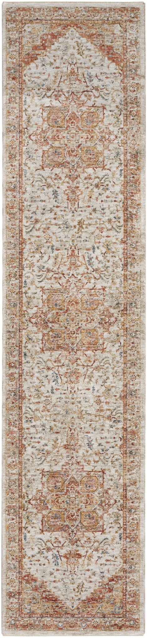 Nourison Sahar Shr06 Ivory Rust Rug - Nourison - 99446898692