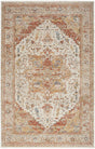 Nourison Sahar Shr06 Ivory Rust Rug - Nourison - 99446898708